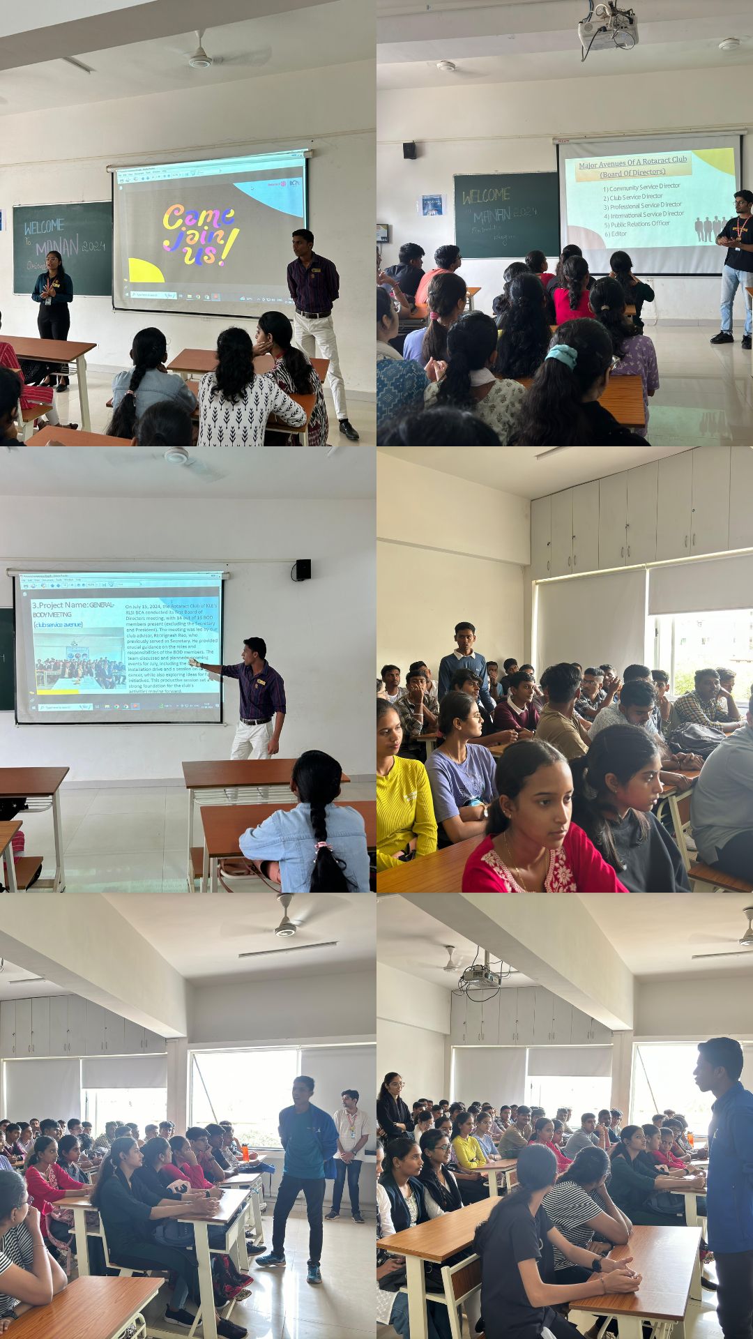 Rotaract Awareness Session- Inspires New College Students