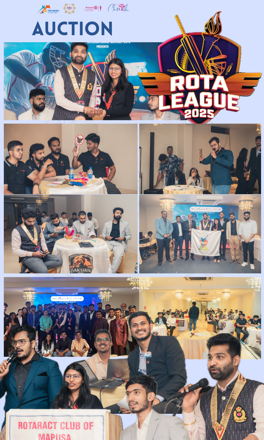 District Cricket League - Rota League Auction.