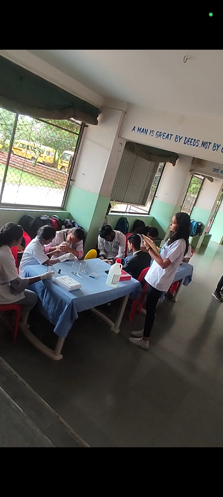 Blood Group and Hemoglobin checking Camp