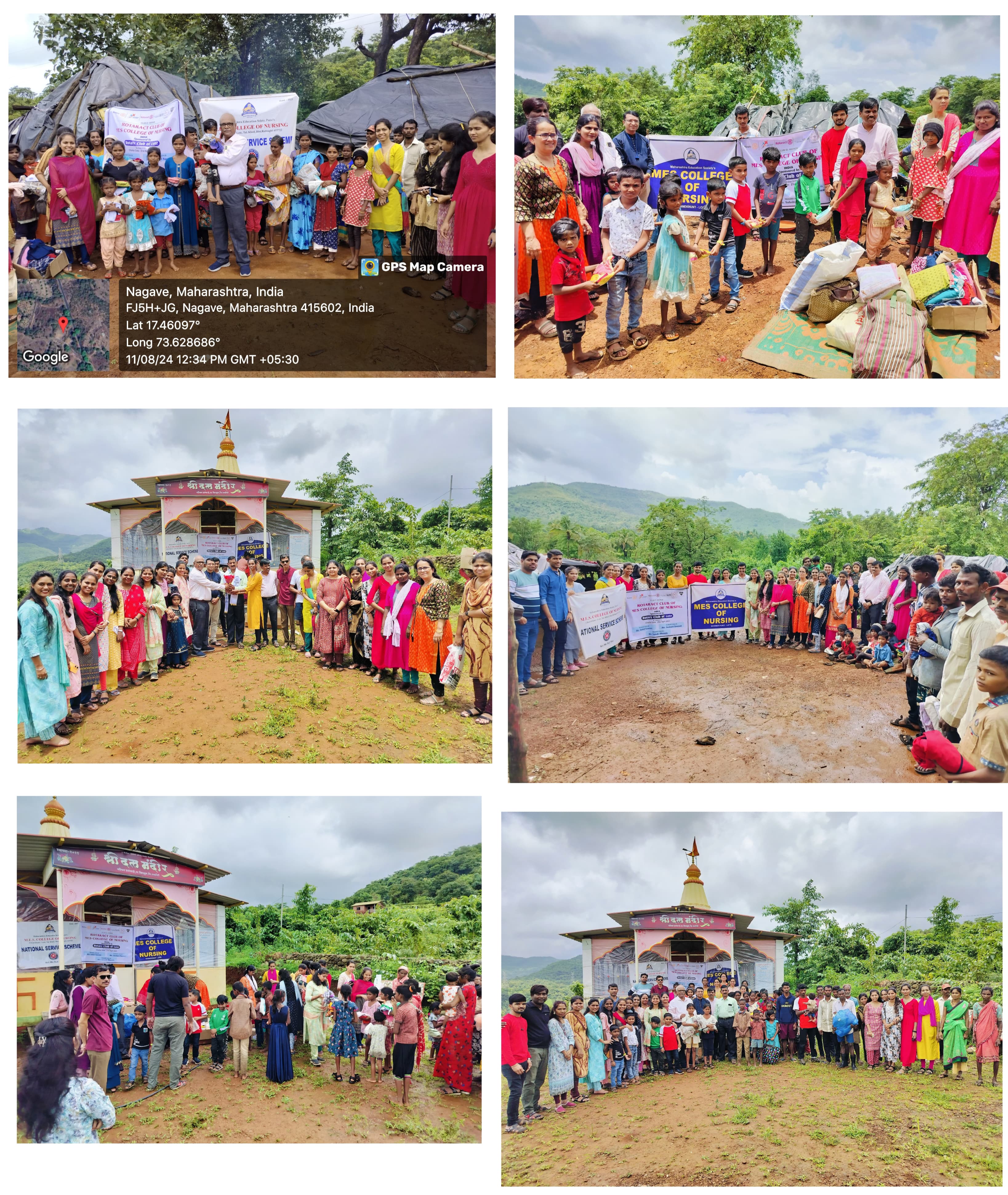 Clothes distribution drive 